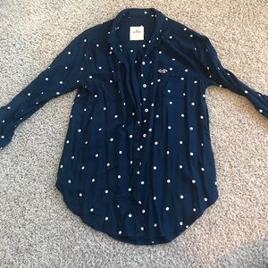 Polka dot button up!